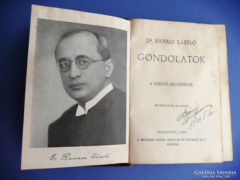 Ravasz László Gondolatok 1925