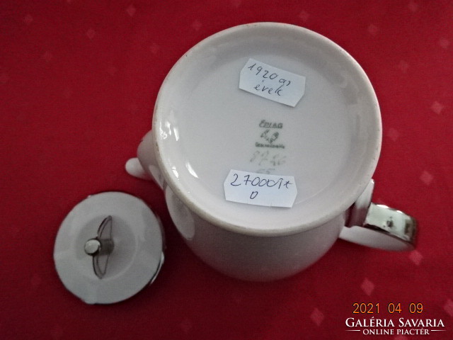 Epiag Czechoslovak quality porcelain, antique, pink teapot. He has!