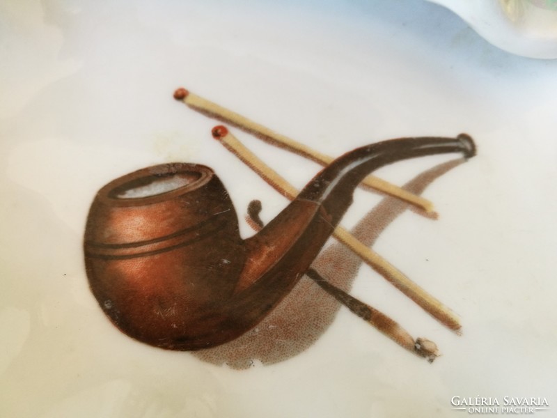 Antique pipe ashtray