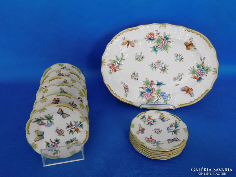Herend antique victorian pattern 12-piece cookie set