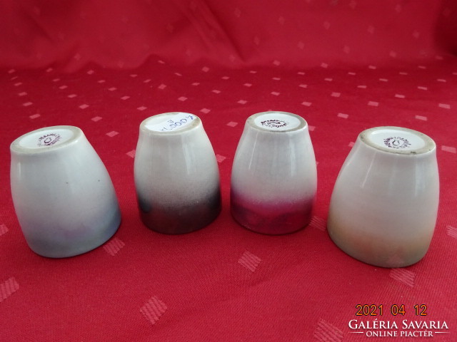Ceramic industrial artist csz. A colorful brandy cup made by It's also for sale! Jokai.