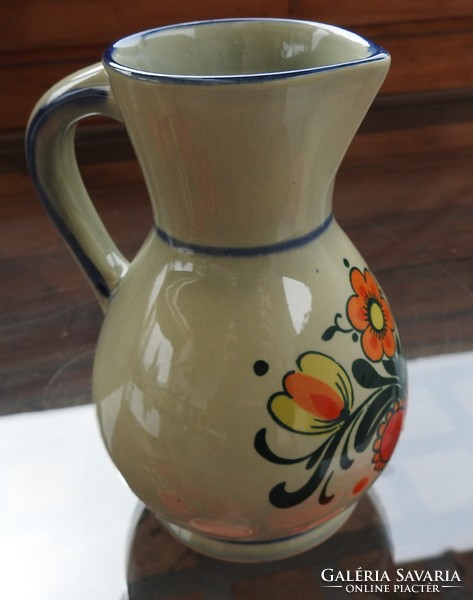 Austria gkv numbered Austrian jug with heart flower pattern