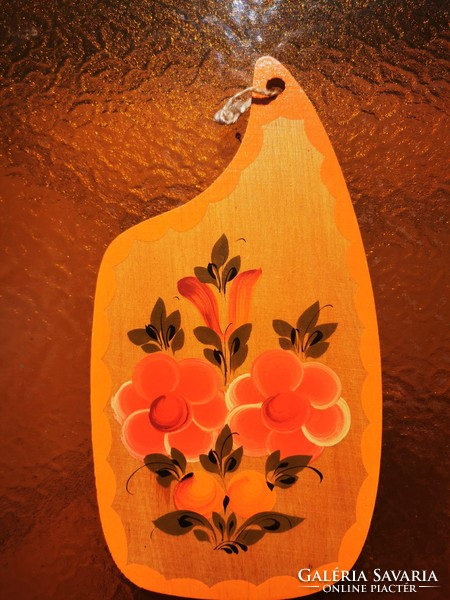 Retro Russian floral wall decoration, cutting board