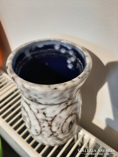 Ikebana kerámia  retro váza 16 cm