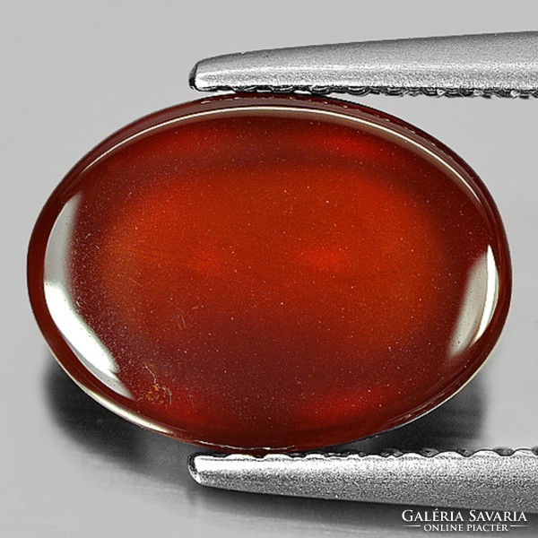Gorgeous!!! Real, 100% product. Reddish orange hessonite garnet gemstone 3.70 ct - value: HUF 18,500!