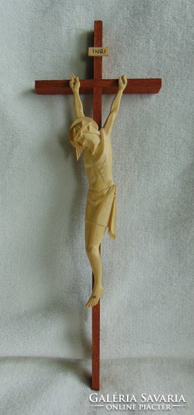 Antique, art deco crucifix, cross, flawless 35 cm