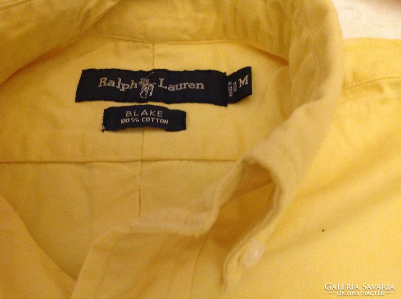 Ralph lauren sun yellow shirt m