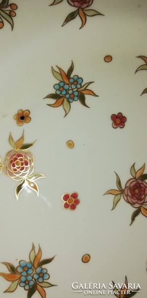 Zsolnay hand painted wall decoration, wall plate