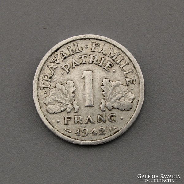 1 Franc Francia érmé 1942