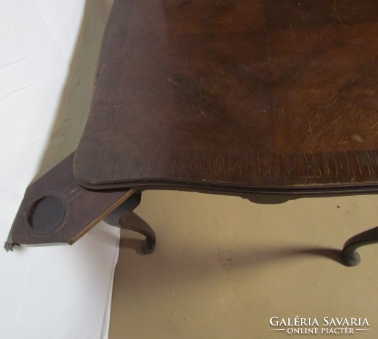 Antique neo-baroque card table