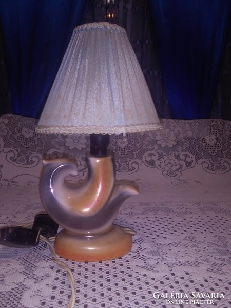 Retro Iparművész Kerámia madár formájú asztali lámpa