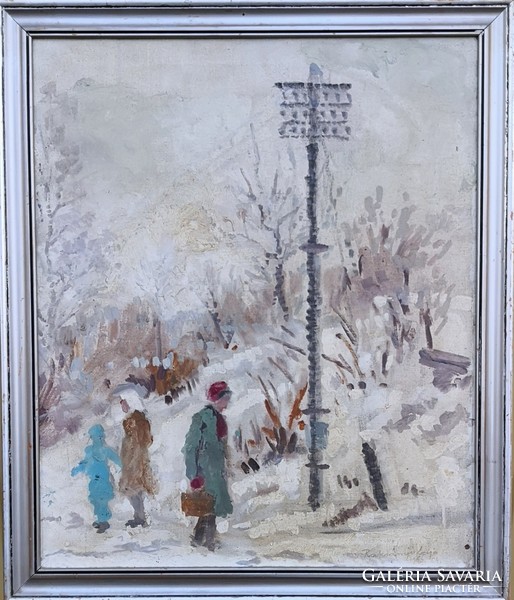 Fk/056 - Lajos Raksányi - winter walk