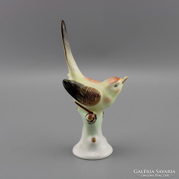 Madár-porcelán figura, Vintage figura, Hollohaza