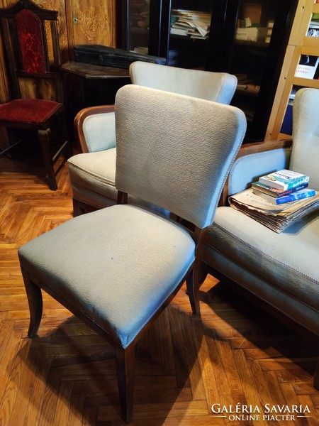 Fabric chair and armchair