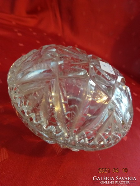 Üveg bonbonier, a legnagyobb átmérője 11,5 cm. Vanneki!