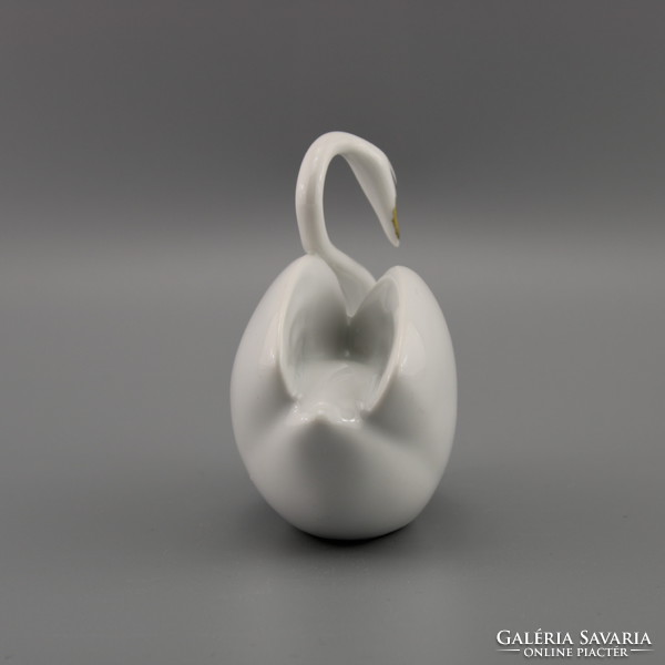 Swan porcelain figure, vintage swan figure