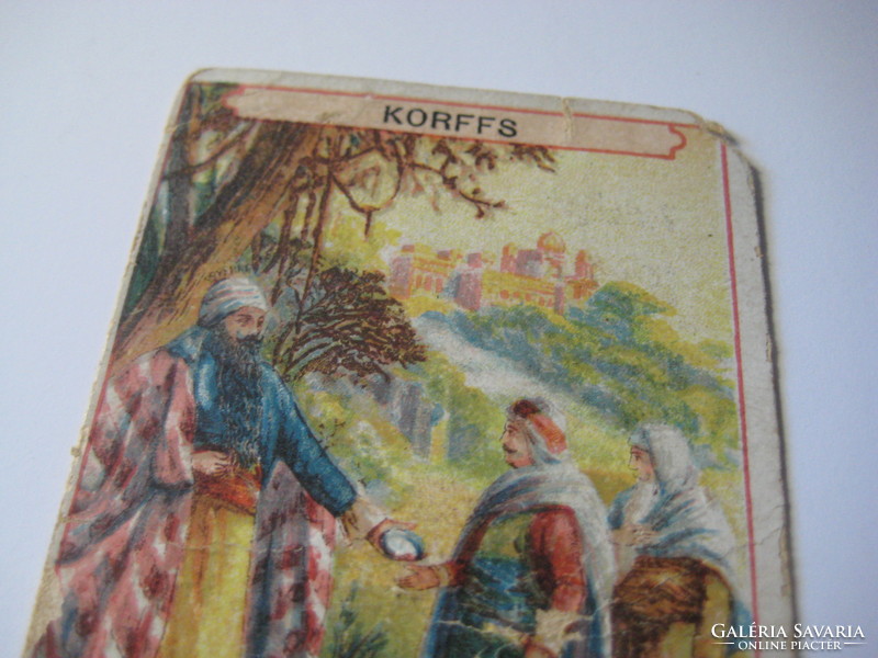 Korfss cacao und chocoladen adhesive album advertising image from the 1930s