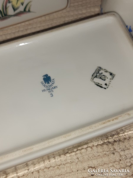 3 Raven House porcelain objects in one