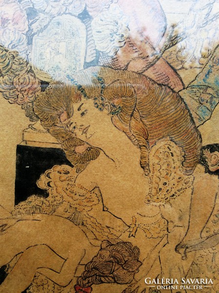 Franz von Bayros (German, 1866–1924) erotic scenes.