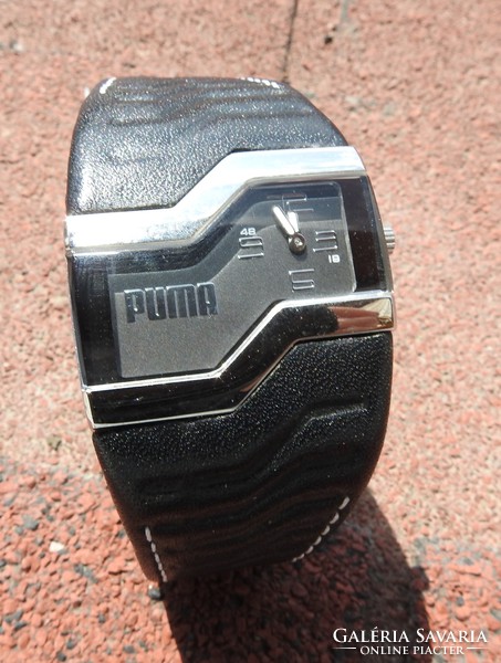 Adidas wristwatch with original leather strap