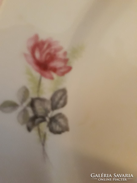 Zsolnay rózsás tányér  4 db