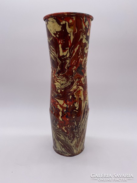 Bohemian retro enamel plate floor vase