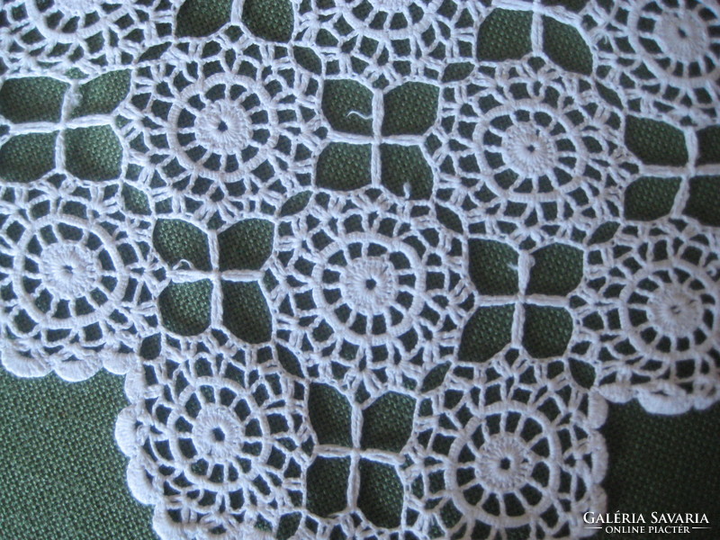 Crochet tablecloth, 34 x 34 cm