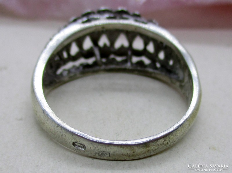 Szép régi  kézműves ezüstgyűrű