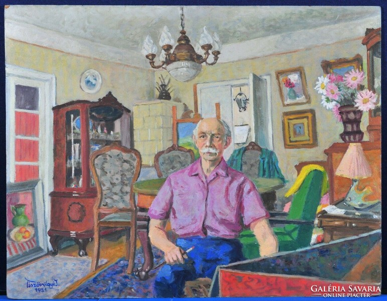 Tiszavölgyi János (1906-1996): Önarckép