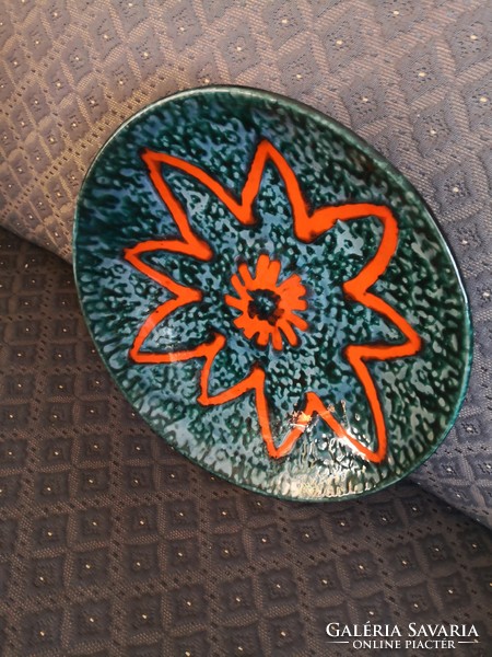 Péter ferenc ceramics: wall bowl and floor vase - large size (can also be bought separately)