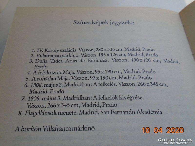 Stephen Marlowe: A KOLOSSZUS Goya életregénye,Corvina Kiadó,1984