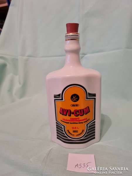 Hollóháza avi-cum liqueur bottle 19 cm