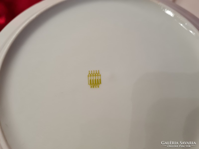 Zs297 zsolnay small plates 6 pcs 19 cm