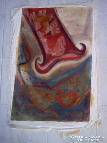 Gyula Bakányi painting 80 x 50 cm