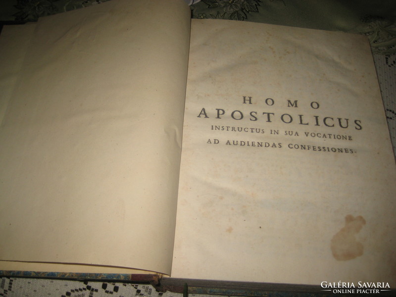 HOMO APOSTOLICUS   latinul   , Jó állapotú  !  19,5 x 25  cm