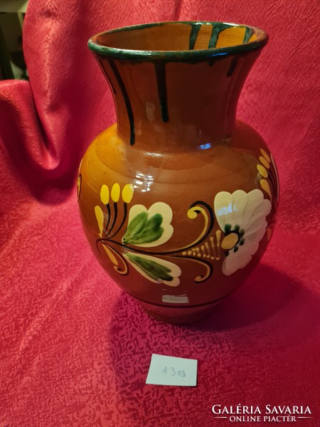 Glazed vase 27 cm