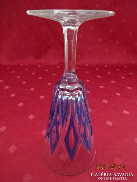 French crystal glass, blue, vmc reim. He has!