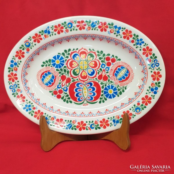Ditmar urbach ag flower pattern sideboard, bowl, plate 34 cm