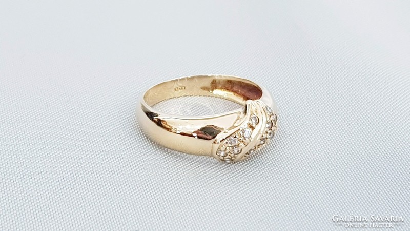 Very beautiful, showy 14k gold ring 3.73 g