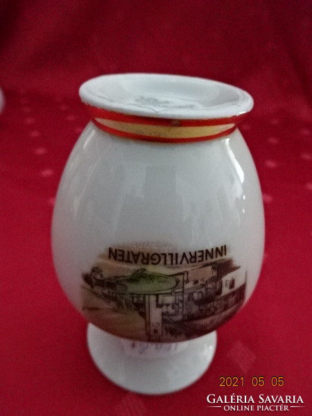 German porcelain vase from Seltmann Bavaria, monument to innervillgraten. He has!
