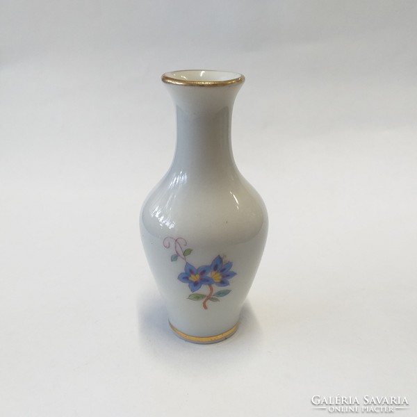 Herendi Virágos Mini Porcelán Váza 6.5 cm