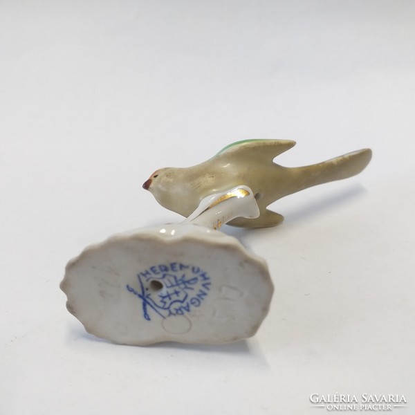 Herend mini bird porcelain figure. 7 Cm.