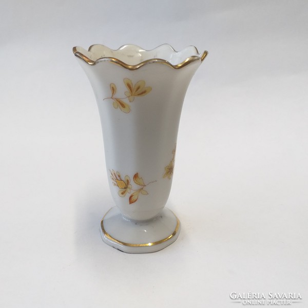Oh Herend flower mini porcelain vase. 6 Cm.