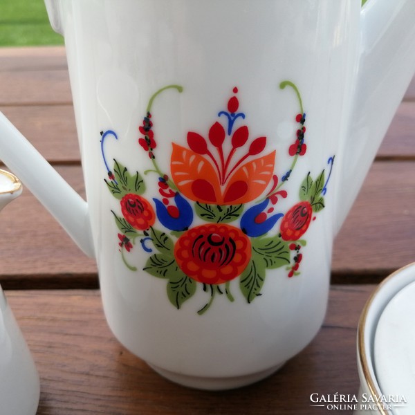 Kahla német porcelán teás, kávés készlet