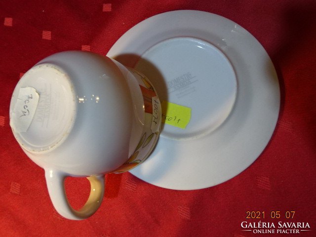Domestic samoa porcelain teacup + placemat. He has!
