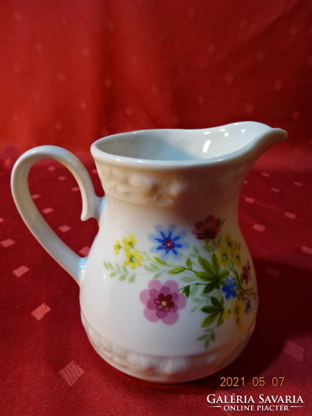 Winterling bavaria German porcelain, spring floral milk spout, height 9.5 cm. He has!