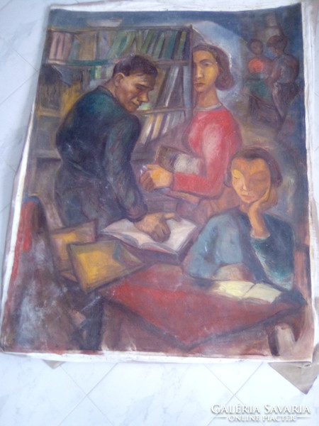 Gyula Bakányi painting 130 x 100 cm