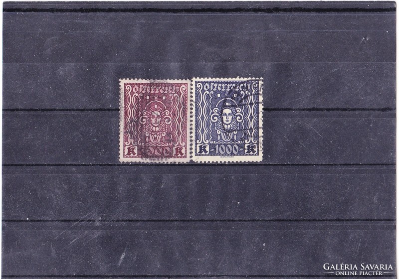 Ausztria forgalmi bélyegek 1922