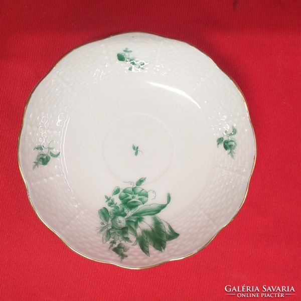 Old Herend flower pattern bowl, plate.1942..11.5 Cm