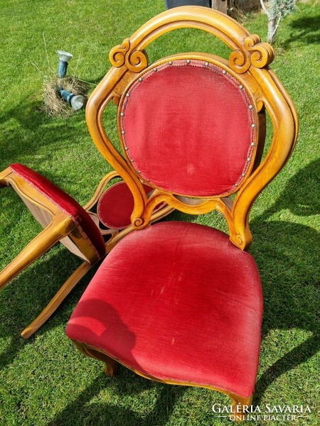 1945 ben nkészült antik barok 4 darab szék